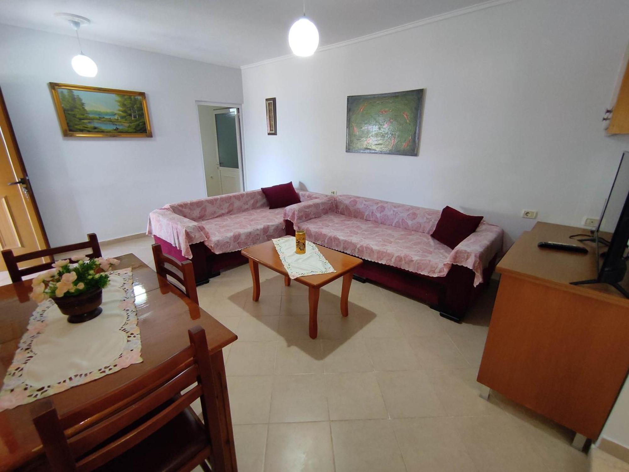 Aris Apartment Sarande Bagian luar foto